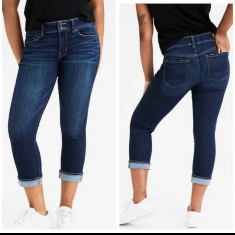 American Eagle Super Stretch Artist Crop Sz 0